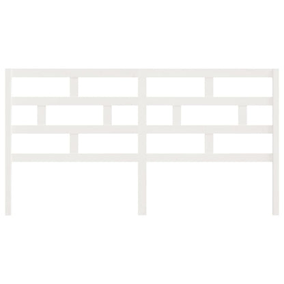 Cabeceira de cama 186x4x100 cm pinho maciço branco