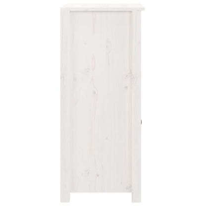 Aparador 40x35x80 cm madeira de pinho maciça branco