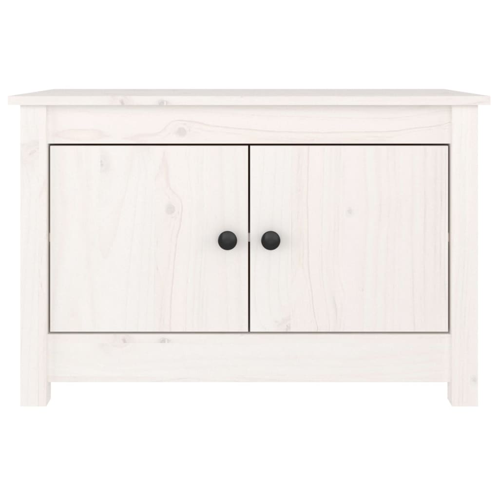 Sapateira 70x38x45,5 cm pinho maciço branco