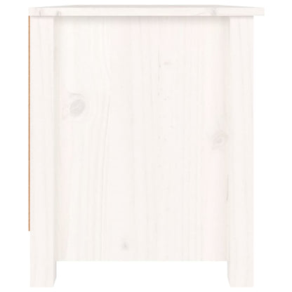 Sapateira 70x38x45,5 cm pinho maciço branco