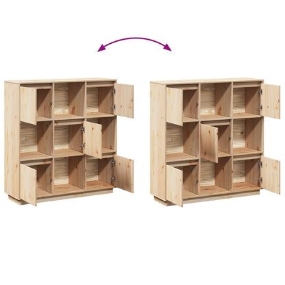 Aparador alto 110,5x35x117 cm pinho maciço