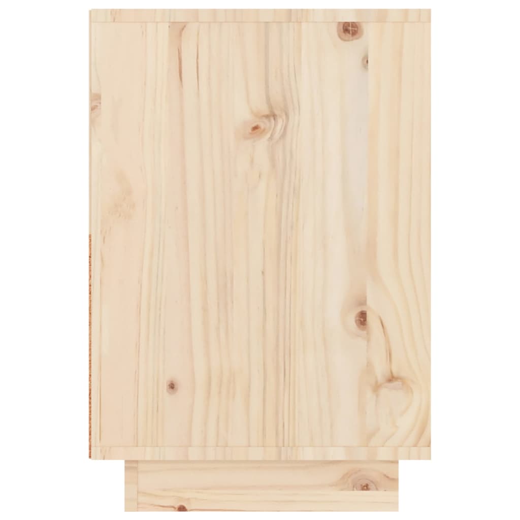 Mesas de cabeceira 2 pcs 60x34x51 cm madeira de pinho maciça