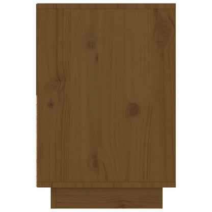 Mesas de cabeceira 2 pcs 60x34x51 cm pinho maciço castanho mel