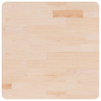 Tampo de mesa quadrado 60x60x4 cm carvalho maciço não tratado