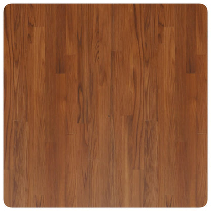 Tampo de mesa quadrado carvalho tratado castanho-escuro