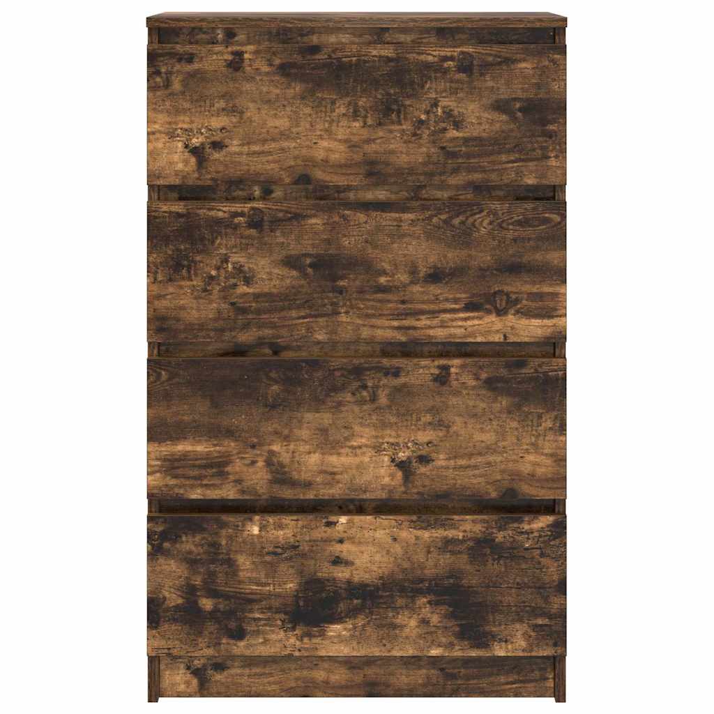 Aparador 60x35x98,5 cm madeira processada cor carvalho fumado