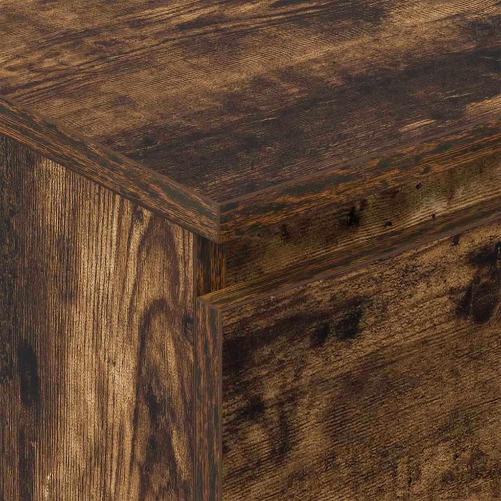 Aparador 60x35x98,5 cm madeira processada cor carvalho fumado