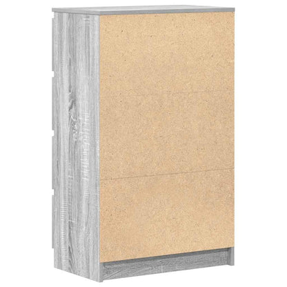 Aparador 60x35x98,5 cm madeira processada cor cinzento sonoma