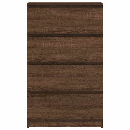 Aparador 60x35x98,5 cm madeira processada cor carvalho castanho