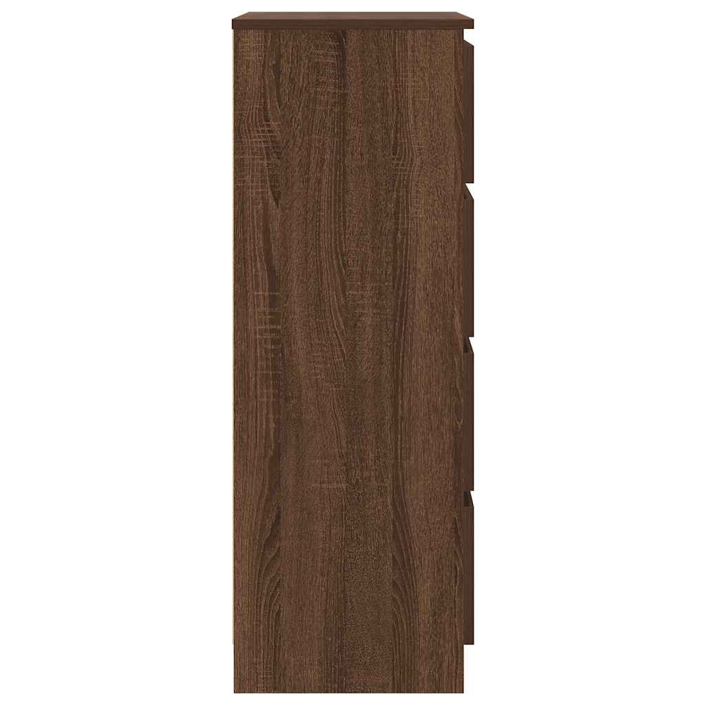 Aparador 60x35x98,5 cm madeira processada cor carvalho castanho