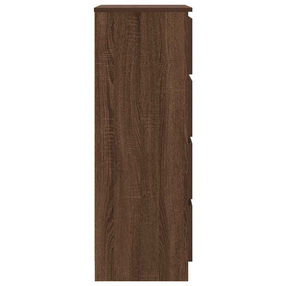 Aparador 60x35x98,5 cm madeira processada cor carvalho castanho