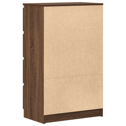 Aparador 60x35x98,5 cm madeira processada cor carvalho castanho