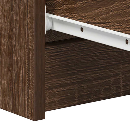 Aparador 60x35x98,5 cm madeira processada cor carvalho castanho