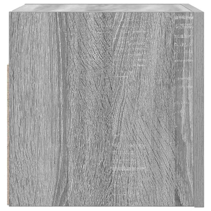 Móvel de TV de parede cinzento sonoma