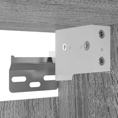 Móvel de TV de parede cinzento sonoma