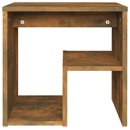 Mesas cabeceira 2 pcs 40x30x40 cm madeira proc. carvalho fumado