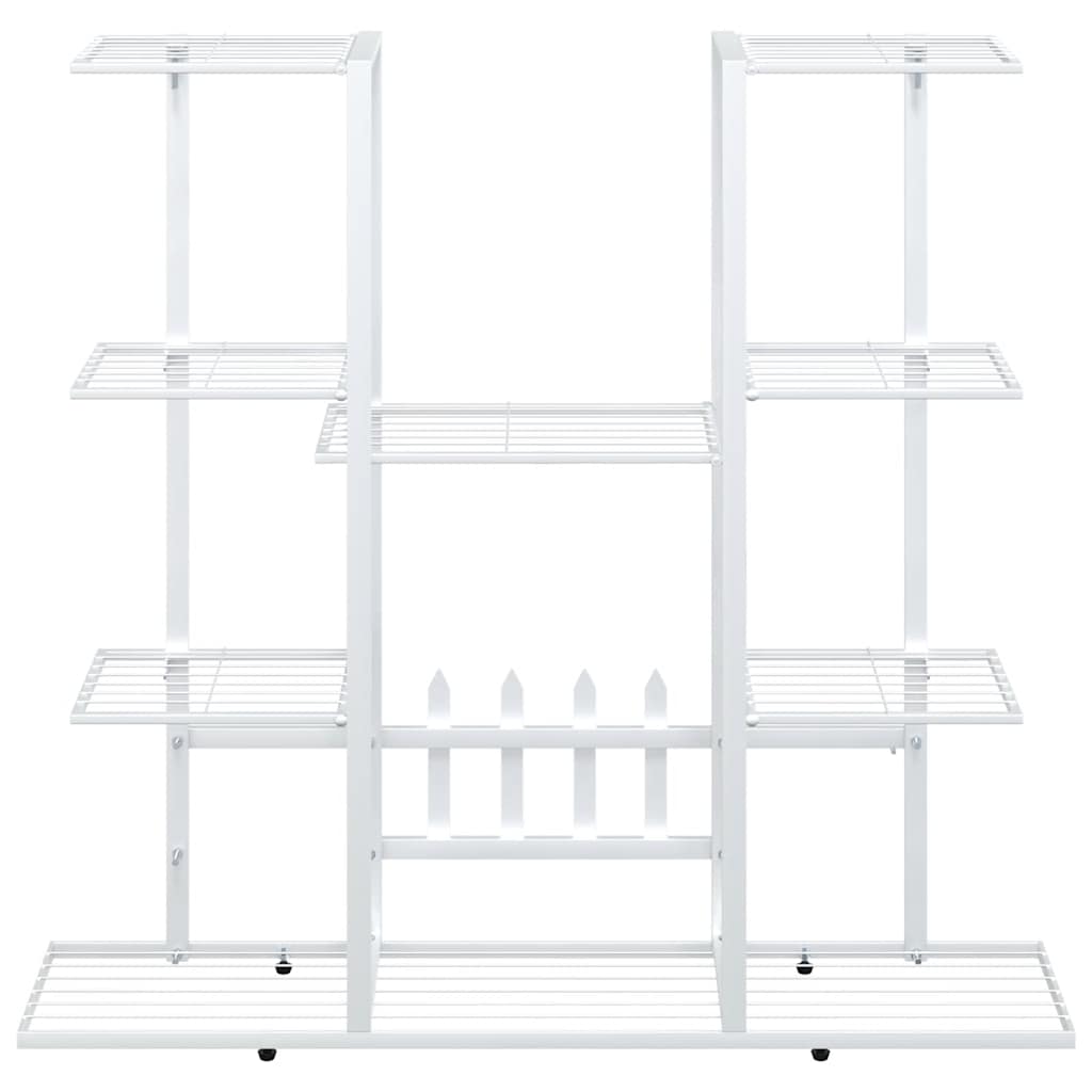 Suporte de vasos 94,5x25x89 cm ferro branco