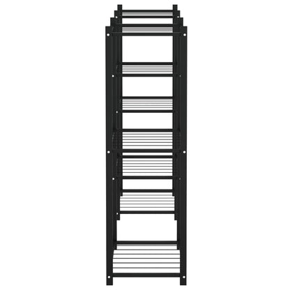 Suporte de vasos 83x25x80 cm ferro preto
