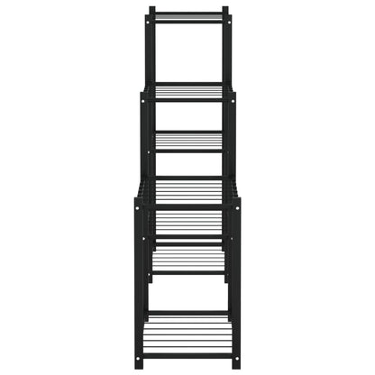 Suporte de vasos 83 x 25 x 80 cm ferro preto