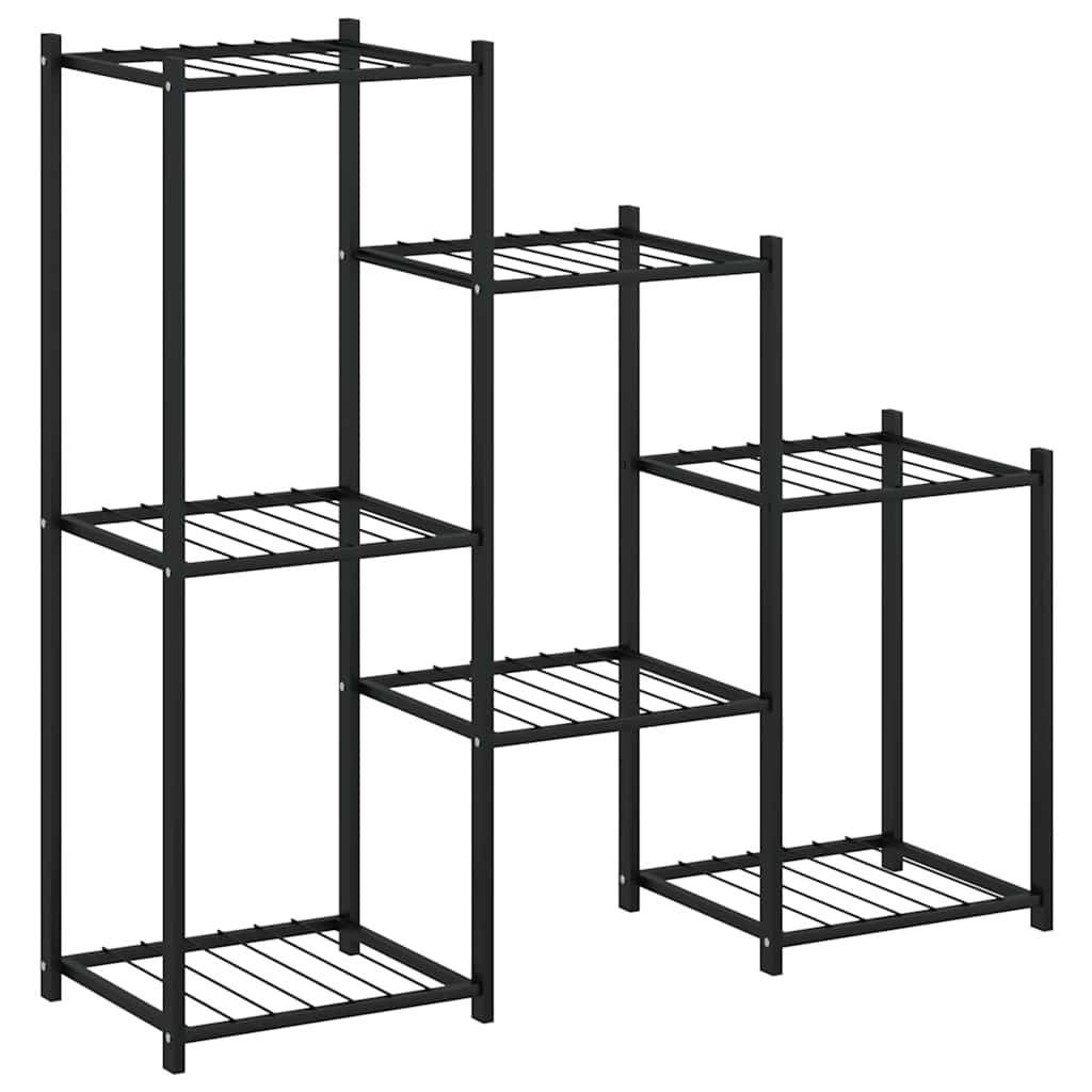 Suporte de vasos 83 x 25 x 80 cm ferro preto