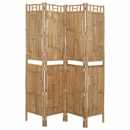 Biombo/divisória com 4 painéis 160x180 cm bambu
