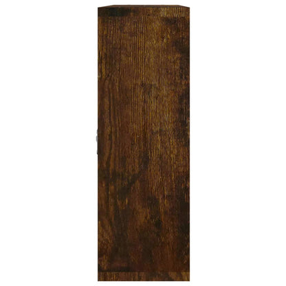 Prateleira expositora parede 8 compartimentos carvalho fumado