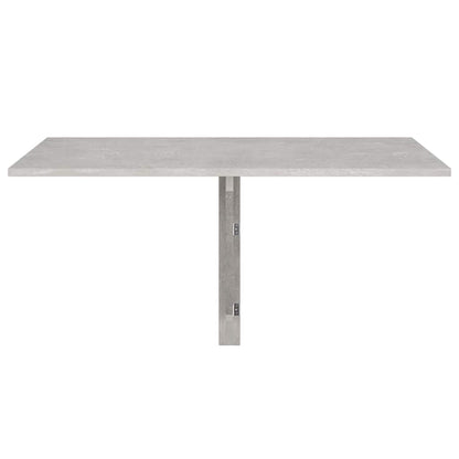 Mesa de parede dobrável derivados de madeira cinza cimento