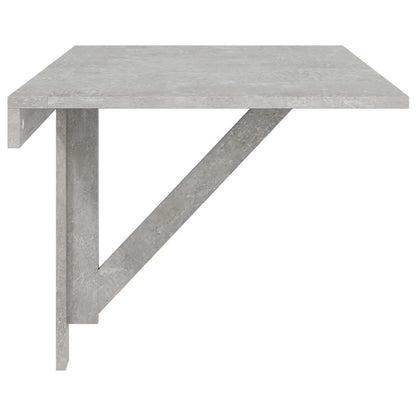 Mesa de parede dobrável derivados de madeira cinza cimento