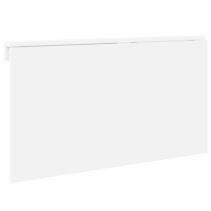 Mesa de parede dobrável derivados de madeira branco brilhante