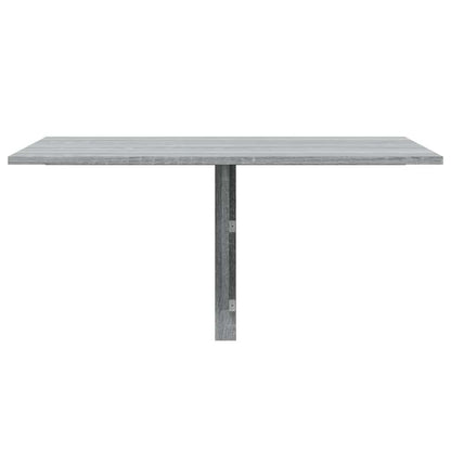 Mesa de parede dobrável derivados de madeira cinzento sonoma