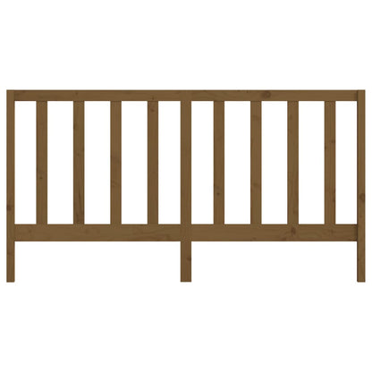 Cabeceira de cama 206x4x100 cm pinho maciço castanho mel