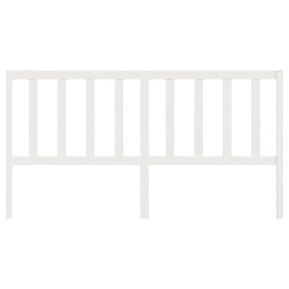 Cabeceira de cama 206x4x100 cm pinho maciço branco