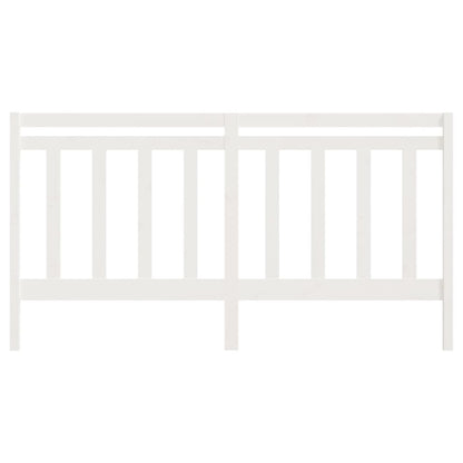 Cabeceira de cama 206x4x100 cm pinho maciço branco