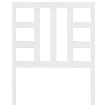 Cabeceira de cama 81x4x100 cm pinho maciço branco