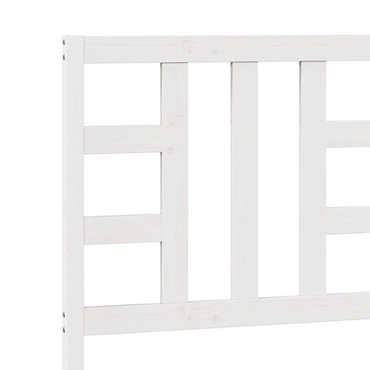 Cabeceira de cama 81x4x100 cm pinho maciço branco