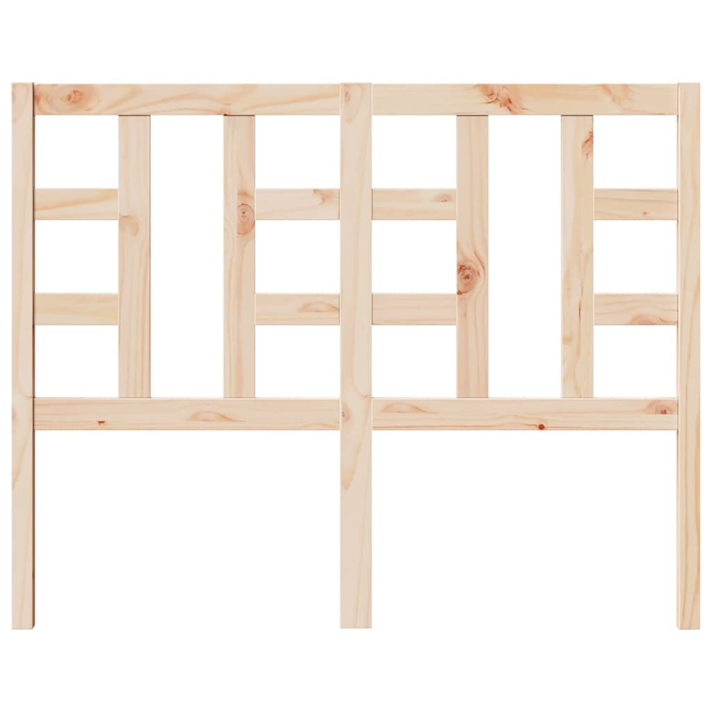 Cabeceira de cama 126x4x100 cm pinho maciço