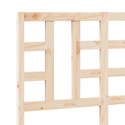 Cabeceira de cama 126x4x100 cm pinho maciço