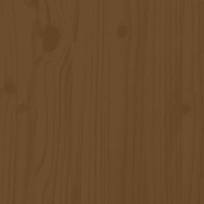 Cabeceira de cama 146x4x100 cm pinho maciço castanho mel