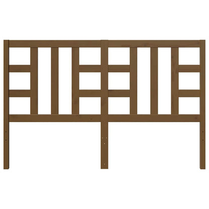 Cabeceira de cama 166x4x100 cm pinho maciço castanho mel