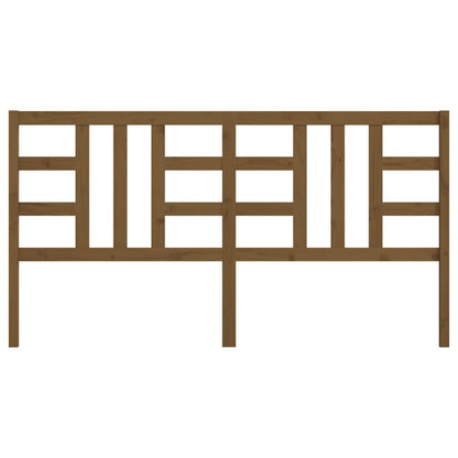 Cabeceira de cama 206x4x100 cm pinho maciço castanho mel