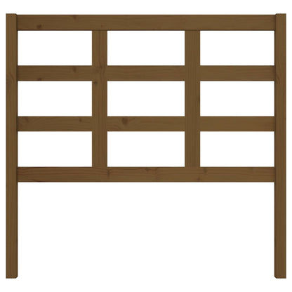 Cabeceira de cama 105,5x4x100 cm pinho maciço castanho mel