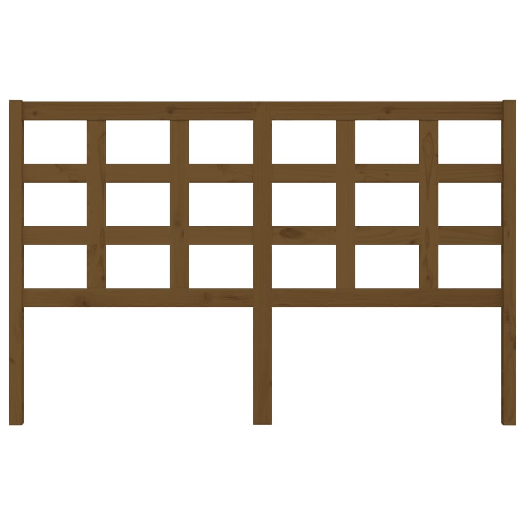 Cabeceira de cama 156x4x100 cm pinho maciço castanho mel