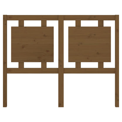 Cabeceira de cama 125,5x4x100 cm pinho maciço castanho mel
