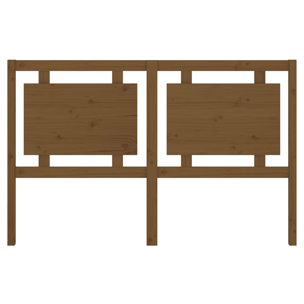 Cabeceira de cama 155,5x4x100 cm pinho maciço castanho mel