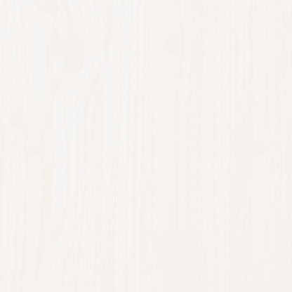 Cabeceira de cama 205,5x4x100 cm madeira de pinho maciça branco