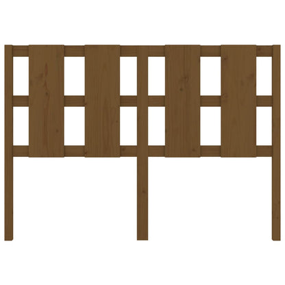 Cabeceira de cama 125,5x4x100 cm pinho maciço castanho mel