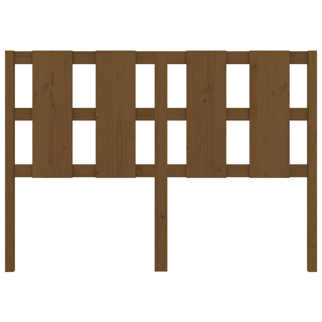 Cabeceira de cama 145,5x4x100 cm pinho maciço castanho mel