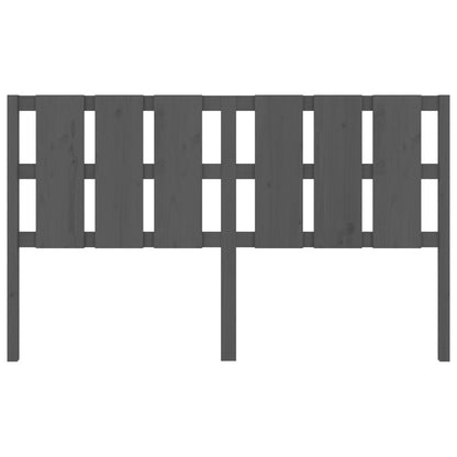 Cabeceira de cama 165,5x4x100 cm pinho maciço cinzento