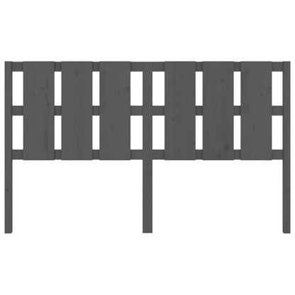 Cabeceira de cama 185,5x4x100 cm pinho maciço cinzento