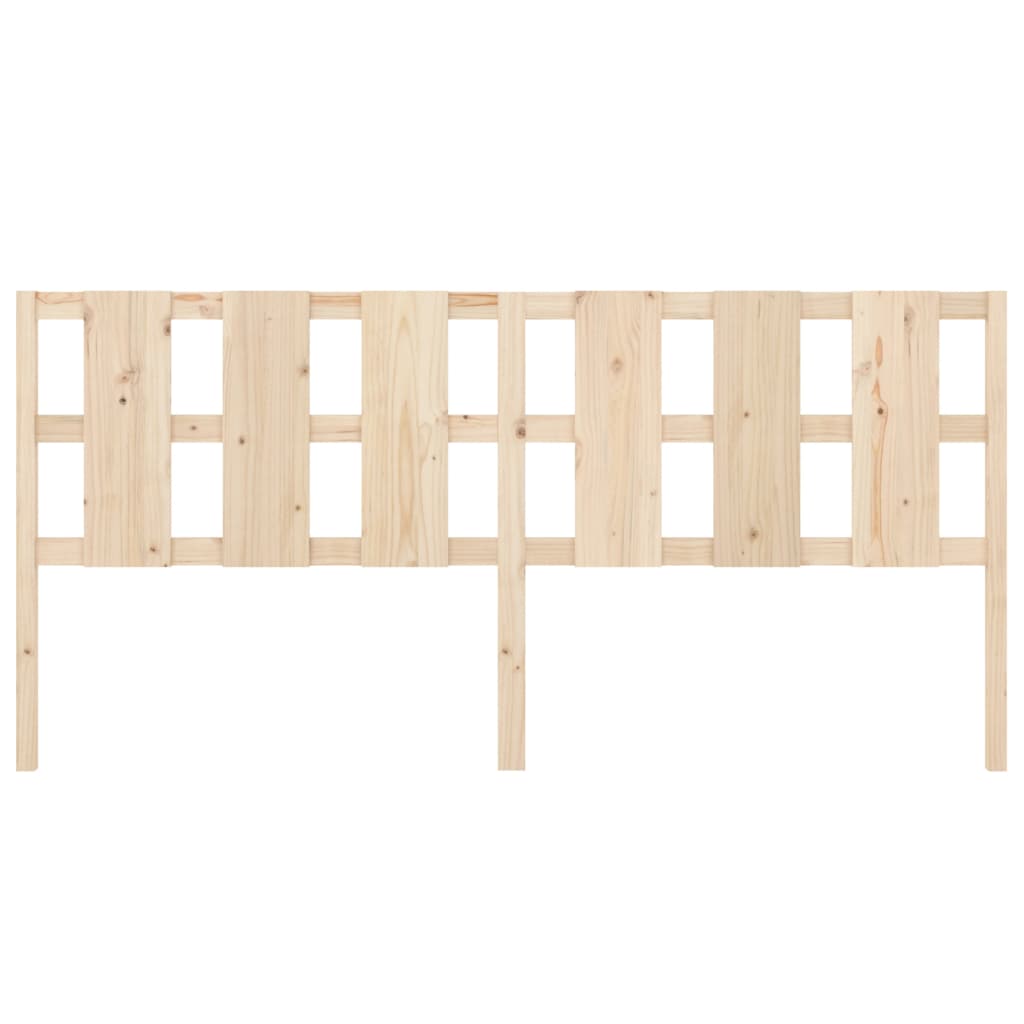 Cabeceira de cama 205,5x4x100 cm madeira de pinho maciça
